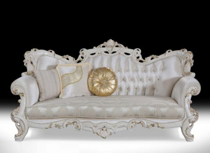 Design Upholstered Seat Couch 3-Seater Sofa Chesterfield Sofas Textile Fabric